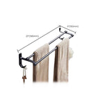 Modern Bathroom Accessory Set Black Soap Dish Bath Shelf Bathroom Set