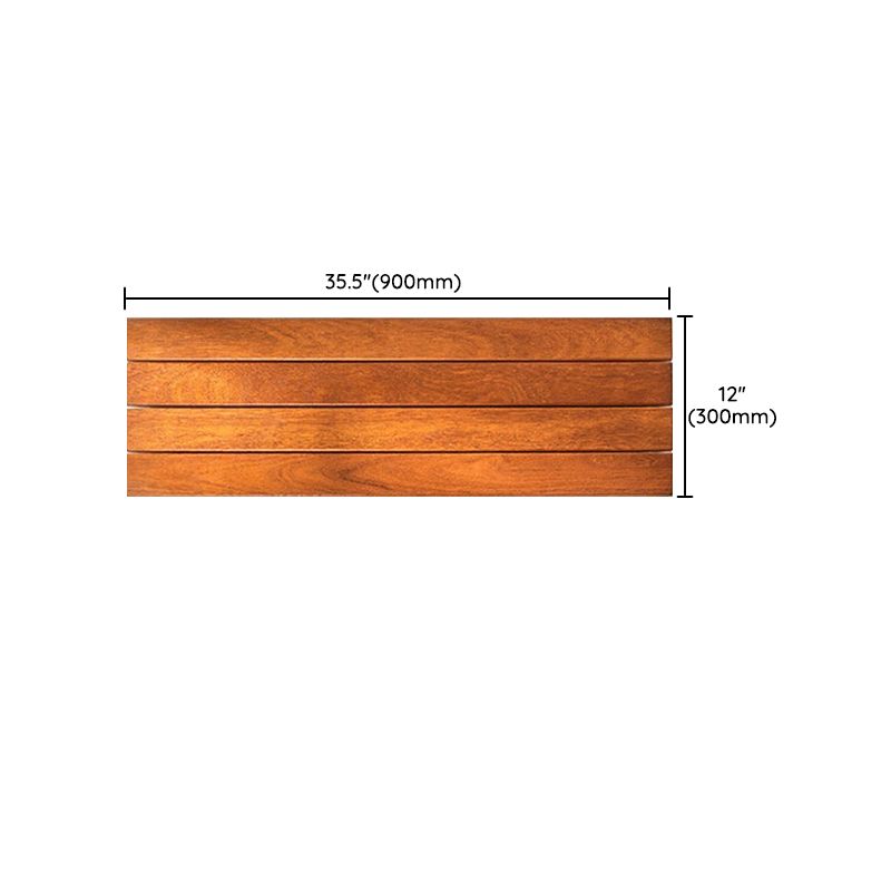Modern Style Square Wood Flooring Corrosion Resistant Outdoor Wood Flooring