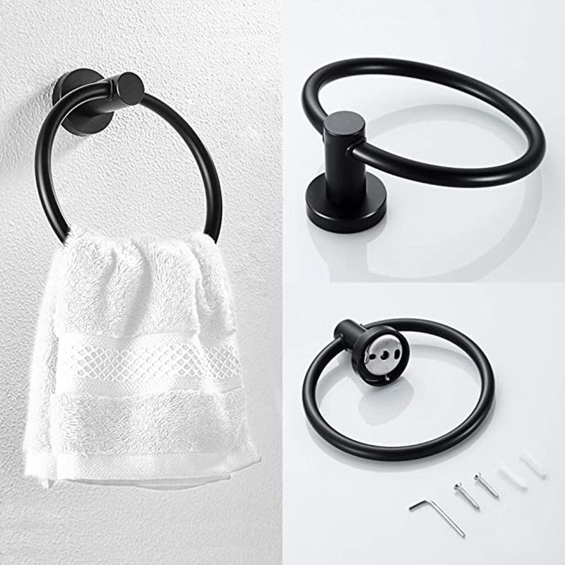 Traditional 2-piece bathroom hardware set towel ring/paper holder