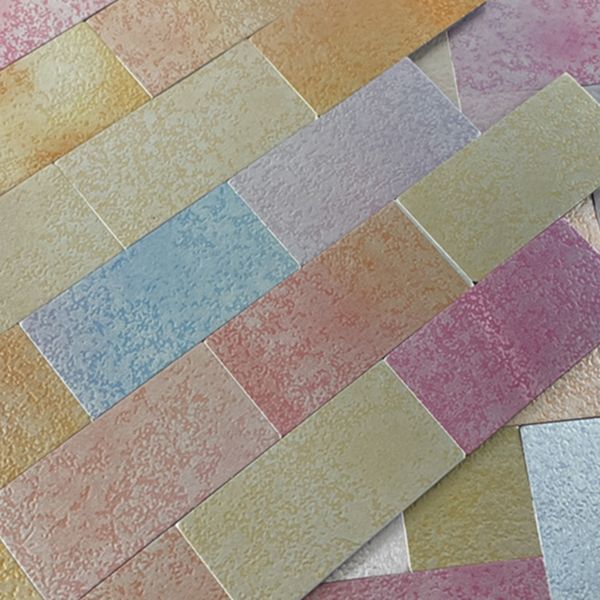 Rectangular Tile Peel and Stick Tile Kitchen Aluminum Splashback Peel and Stick Wall Tile