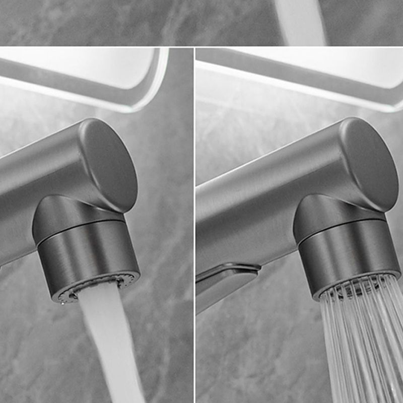 Modern Center Set Faucet Copper Center Set Vanity Faucet for Bathroom