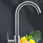 Modern Bar Prep Mirror Stainless Steel with Faucet Workstation Rack
