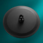 Black round fixed shower head Modern design wall-mounted shower head