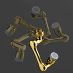 Glam Bathroom Single Lever Mixer Brass Faucet Sink Basin Faucet
