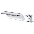Modern Brass Roman Bathtub Faucet Waterfall Spout Bathtub Faucet