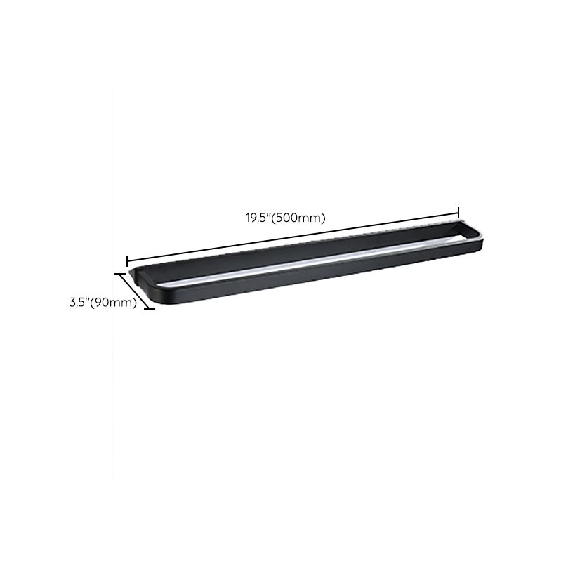 Modern Bathroom Hardware Set Bathroom Shelf Towel Bar Black Bathroom Hardware Set