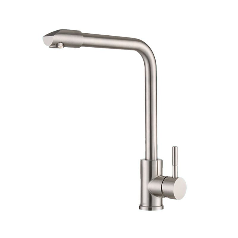 Swivel Bathroom Faucet Contemporary Design Vessel Faucet with Stainless Steel
