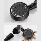 Plastic Scale Shower Head Adjustable Spray Pattern Shower Head