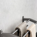 Modern Bathroom Accessory Hardware Set Gray Bathroom Accessories
