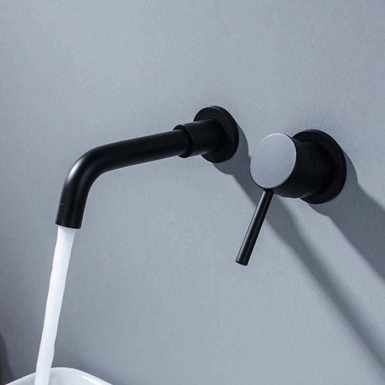 Modern Brass Roman Bathtub Faucet with 1 Lever Handle Bathtub Faucet