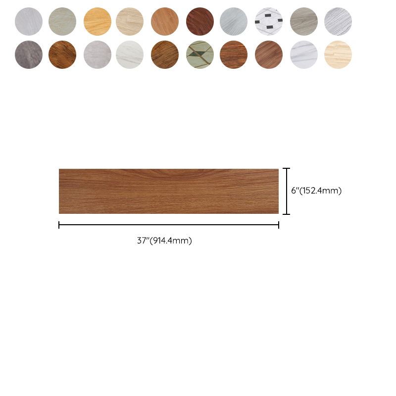 Multi-Tonal Style Vinyl Flooring Peel and Stick Wood Look Vinyl Flooring