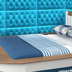 Modern Wall Panel Smooth Wall Indoor Upholstered Board Set of 4
