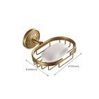 Traditional Bathroom Accessory Set Gold Paper Holder Bathroom Set