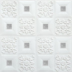 Modern wall covering foam 3D embossed peel and stick wall panel