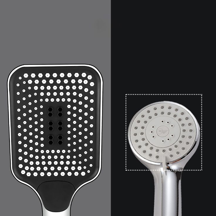 Modern Hand Shower Head Square Three-Stage Drop Resistance Spray Head
