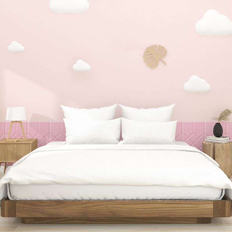 Modern PVC Cap Verflooring Smooth Wall Interior 3D Living Room Board Set of 2