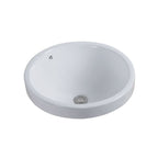 Contemporary oval wash stand ceramic metal undercounter basin