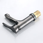Contemporary Centerset Faucet Single Handle Faucet for Bathroom