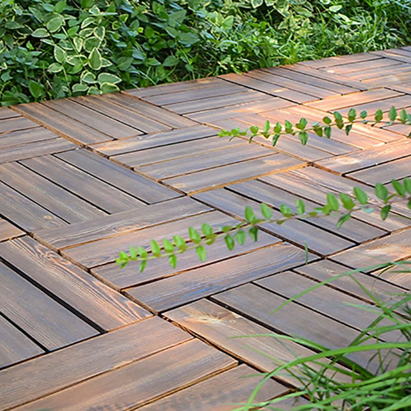 Wood Deck/Patio Floor Tiles with Click Installation Floor Slabs Tiles