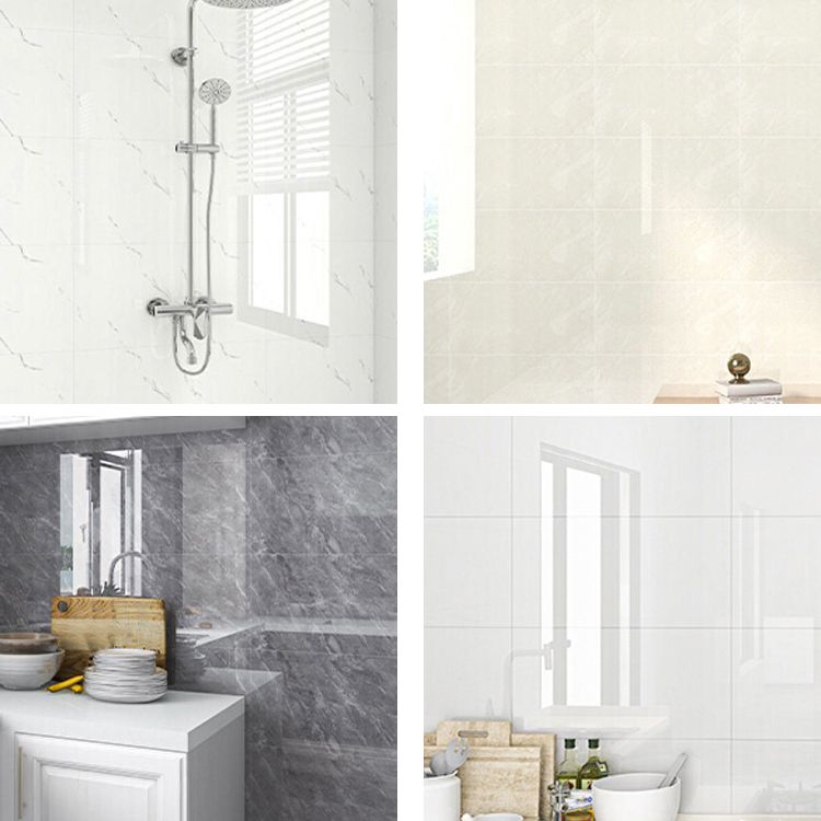 10 Pack 12" X 23" PVC rectangular Peel & Stick field tile kitchen and bathroom back paneling