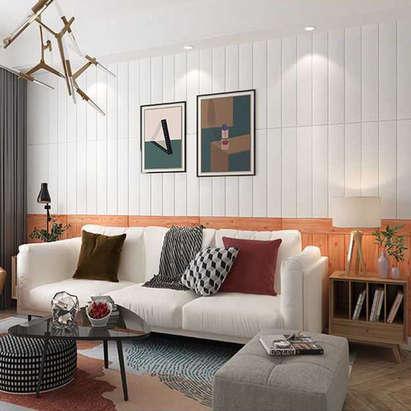 Living Room Wall Paneling for Peeling and Attaching 3D Embossed Wall Paneling
