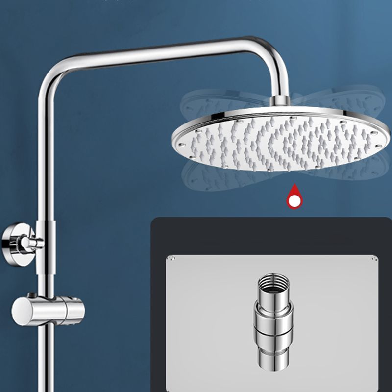 Solid square showerhead Standard spray pattern Large showerhead