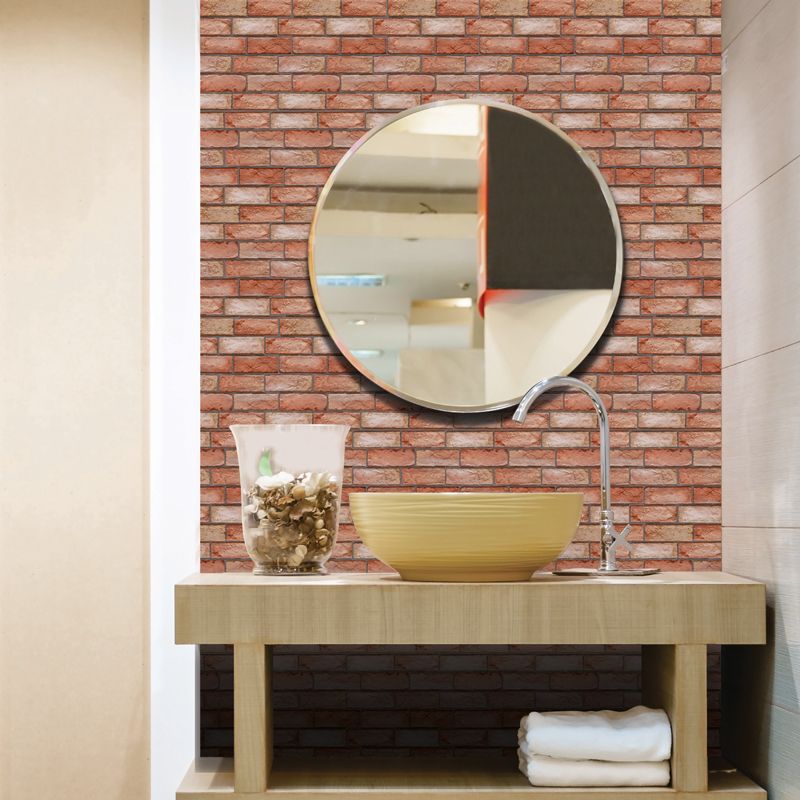 Modern 3D Brick Wall Panel Peel and Stick Waterproof Wall Covering