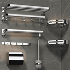 Modern Bathroom Accessory Set Paper Holder Bathroom Shelf Stainless Steel Bathroom Hardware