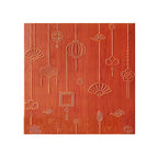 Contemporary Wall Panels Self-Adhesive Waterproof Cartoon 3D Print Wall Covering