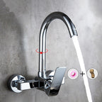 Center connection basin mixer single lever swivel spout center connection fitting