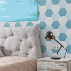 Peel and Stick Tiles Hexagonal Peel and Stick Backwall 20 Pack for the Bathroom