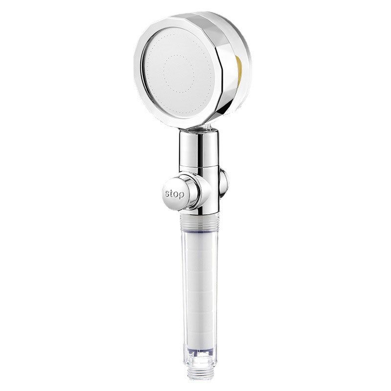 Modern Shower Head Handheld Shower Head Plastic Wall Mount Round Shower Head Combo