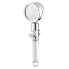 Modern Shower Head Handheld Shower Head Plastic Wall Mount Round Shower Head Combo