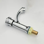 Modern Bathroom Faucet Chrome Knob Handle with Water Hose Basin Faucet