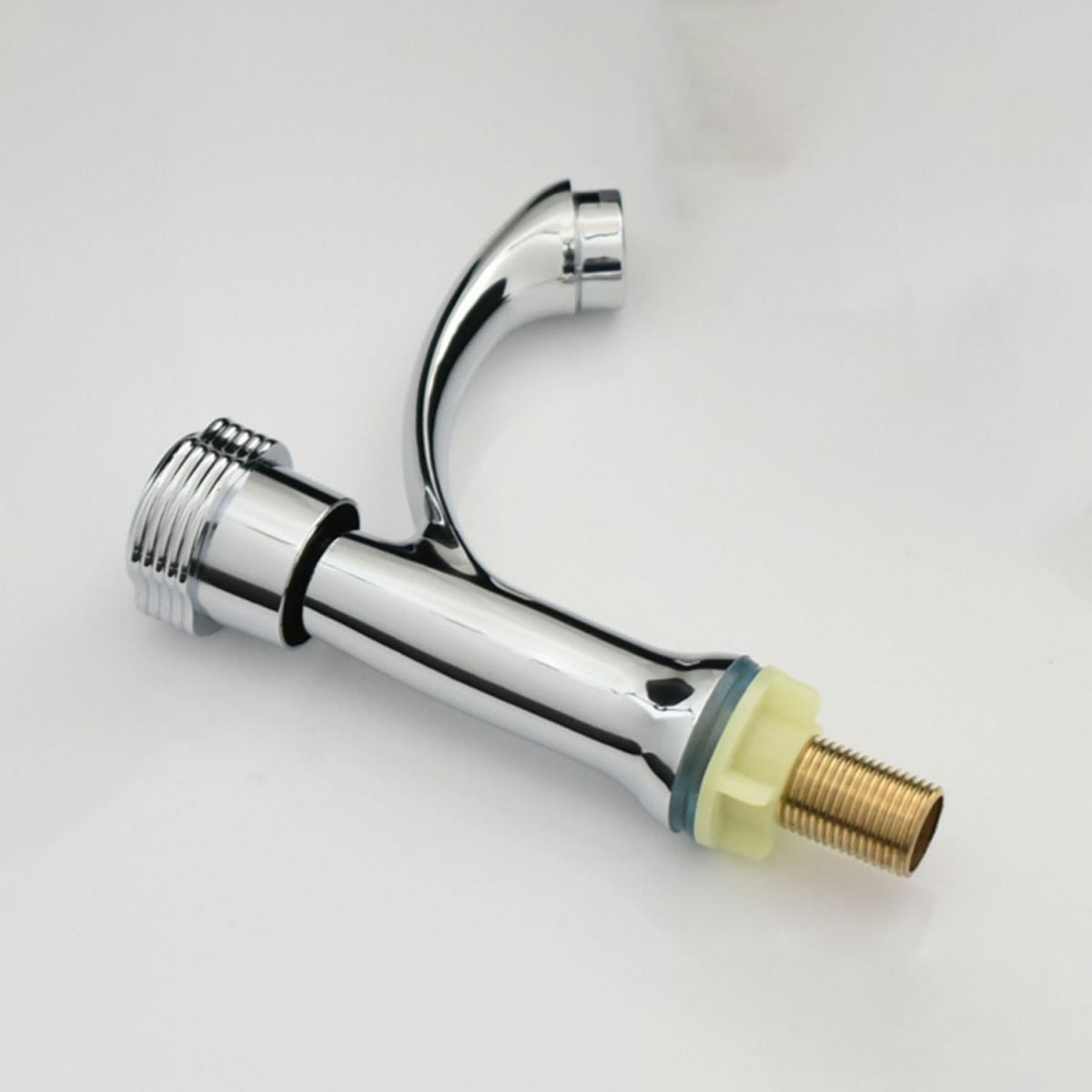 Modern Bathroom Faucet Chrome Knob Handle with Water Hose Basin Faucet