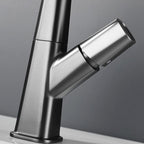 Brass Contemporary Sink Faucet Pull-Out Round Bathroom Faucet