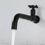 Modern 1-Hand Basin Faucet 1 Hole Wall Mounted Bathroom Faucet
