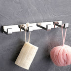 Modern Bathroom Element Set Paper Holder Gray Towel Bar Bathroom Accessory Set