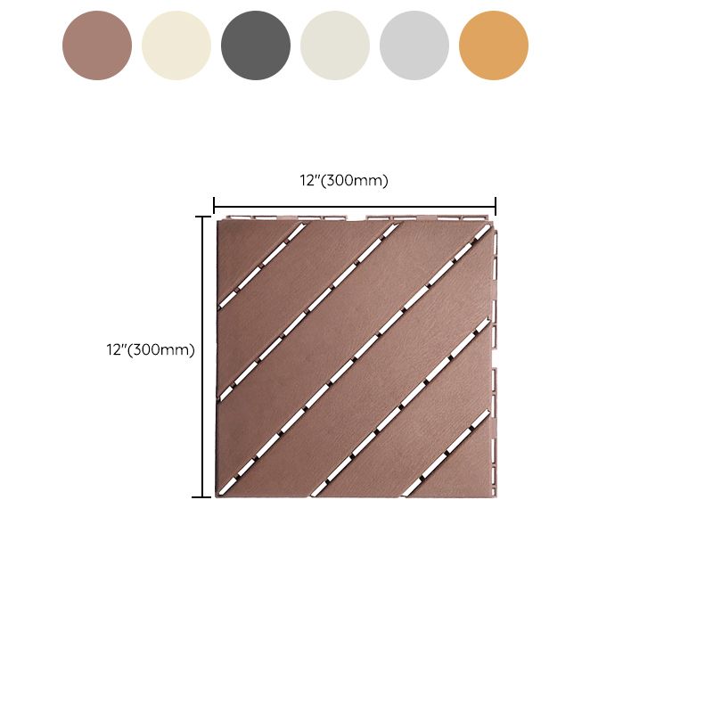 4-Slat 12" X 12" PVC Floor Tiles Connection Installation Floor Tiles