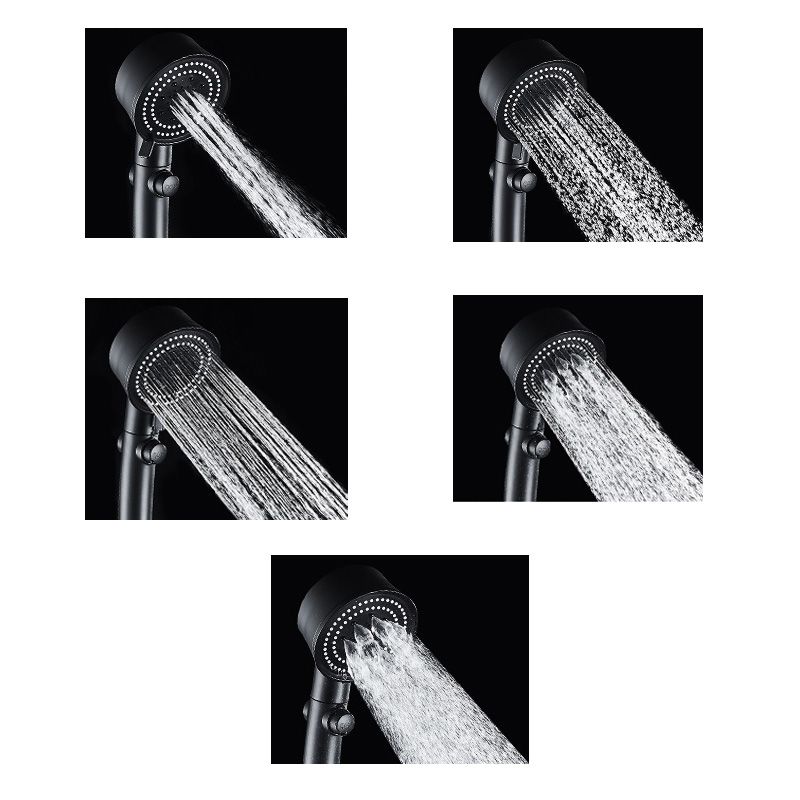 Plastic Handheld Showerhead Bathroom Adjustable Spray Pattern Showerhead