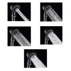 Plastic Handheld Showerhead Bathroom Adjustable Spray Pattern Showerhead