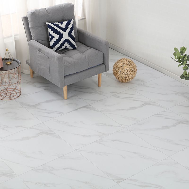 Peel and Stick PVC flooring Smooth marble look fire protection vinyl floor
