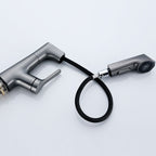 Modern Faucet Solid Copper Centerset Bathroom Faucet