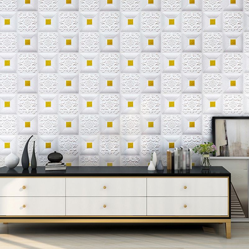 3D Wall Panel Modern Simple Home Living Room Wall Panel (10-Pack)