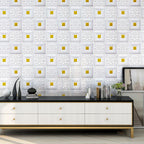 3D Wall Panel Modern Simple Home Living Room Wall Panel (10-Pack)