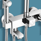 Modern Shower System Handle Lever Wall Mounted Spot Resist Copper Shower System