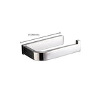Modern Bathroom Element Set Paper Holder Gray Towel Bar Bathroom Accessory Set