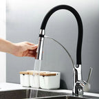 Modern 1-Hand Faucets Copper Touchless with Water Dispenser Standard Kitchen Faucet