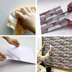 Modern PVC Field Tile/Single Tile Rectangular Peel and Stick Wall Tile