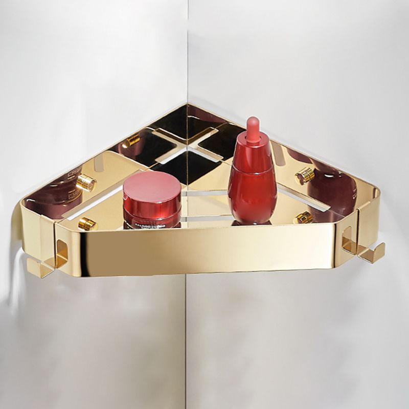 Modern 3-piece bathroom accessory set made of stainless steel, bathroom shelf